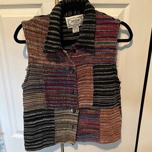 Multicolor Striped‎ Vest